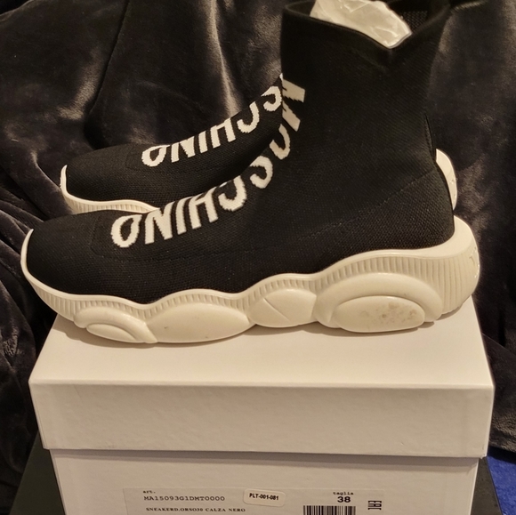 Moschino sock logo high-top main image 5
